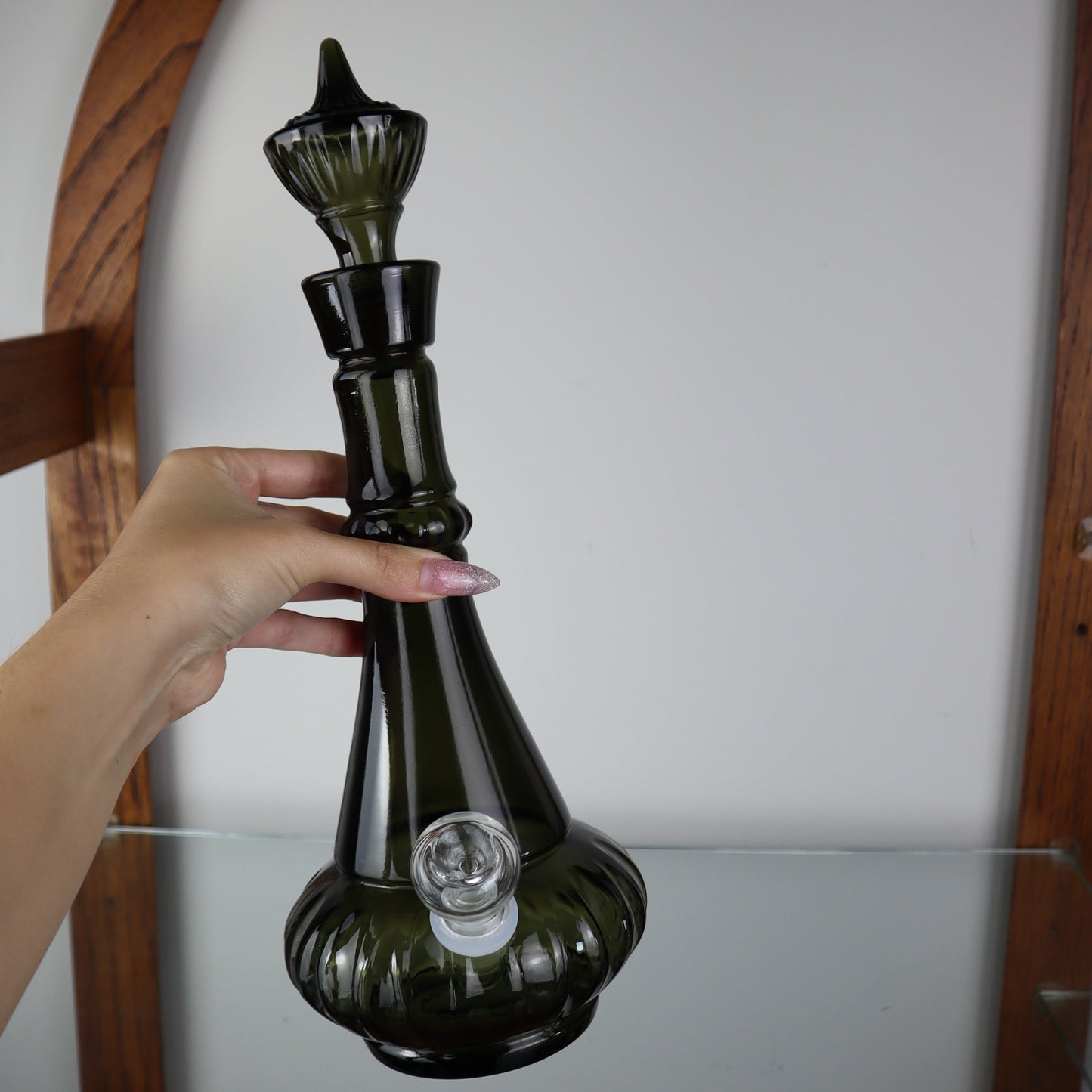 Dream Of Jeannie Smoked Green Glass&nbsp;
