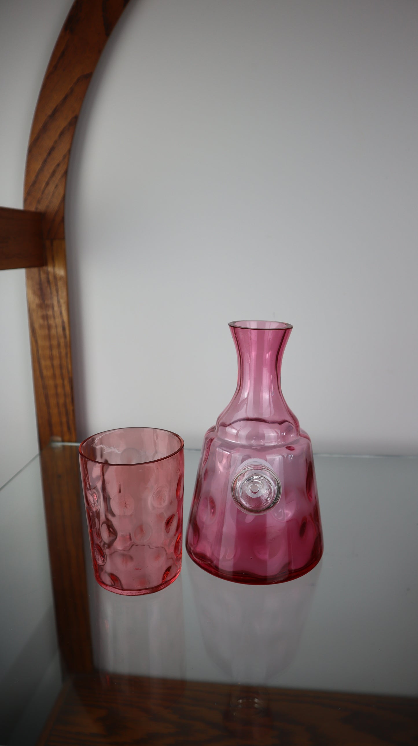Pink Water Carafe