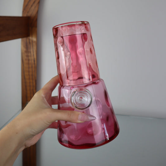 Pink Water Carafe