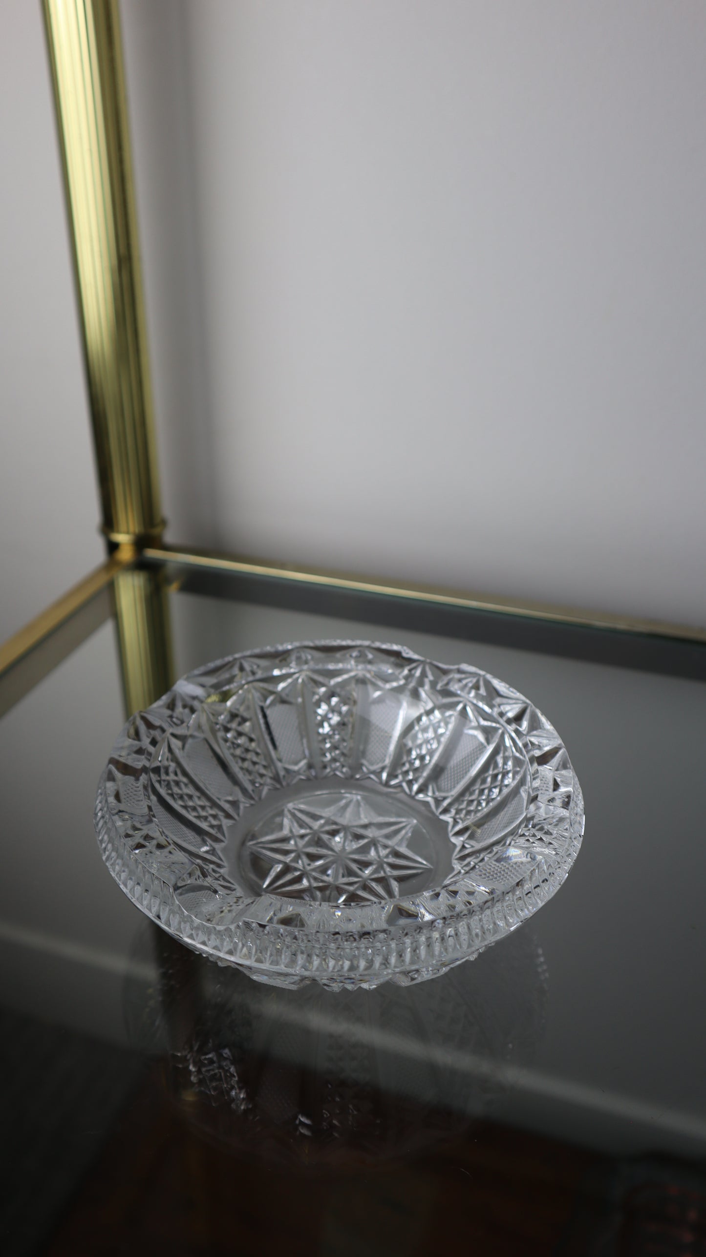 Crystal Czech Ashtray