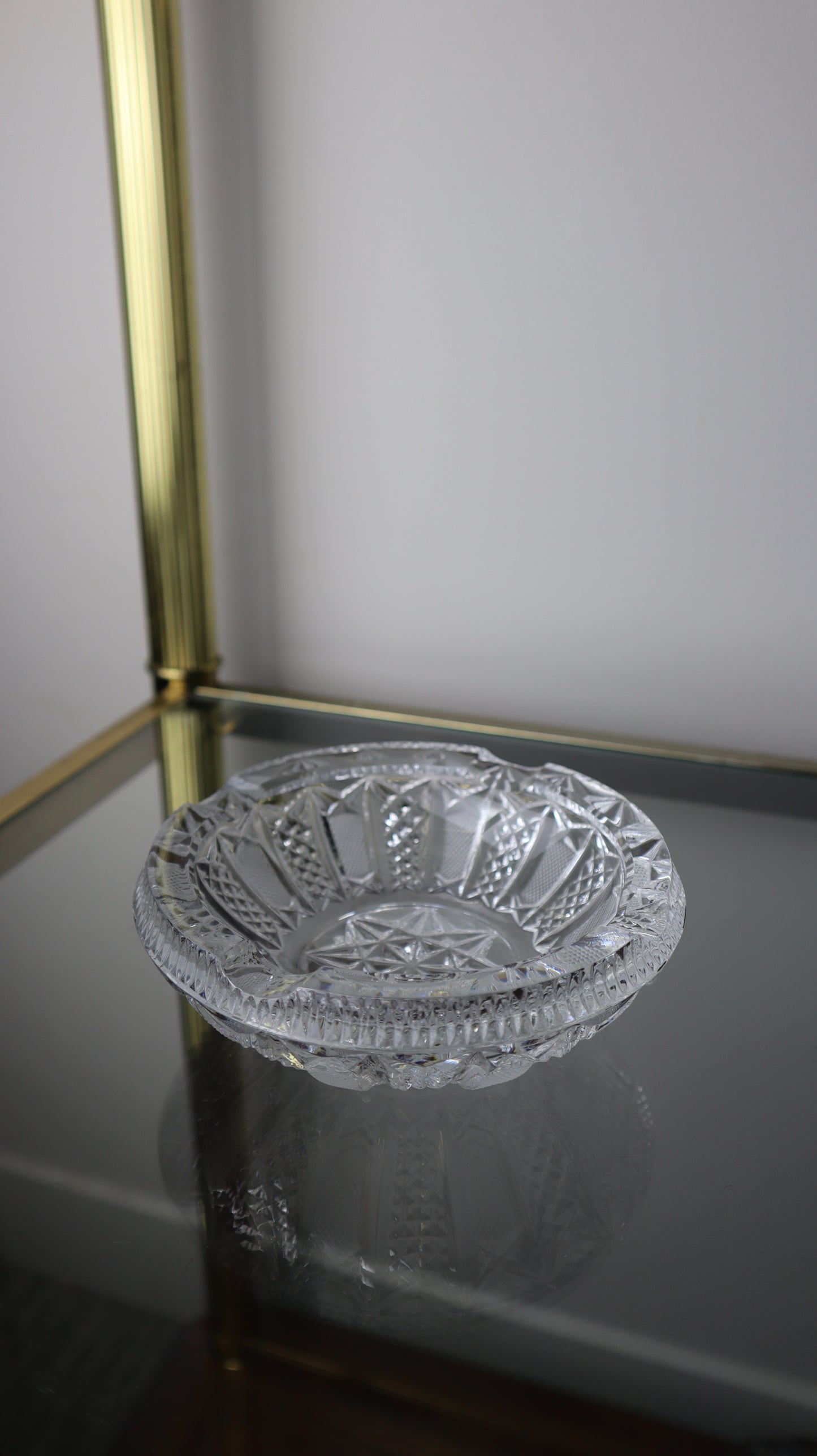 Crystal Czech Ashtray