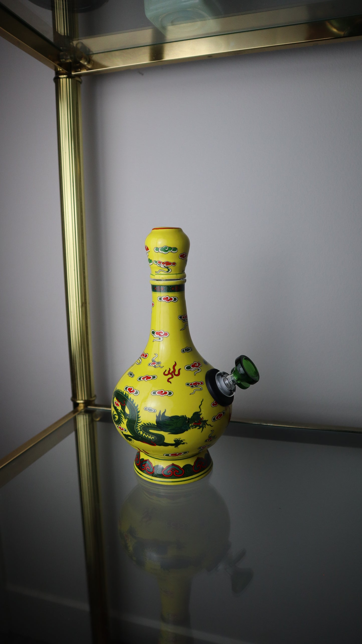 Niulanshan Erguoto Yellow Dragon Ceramic Decanter