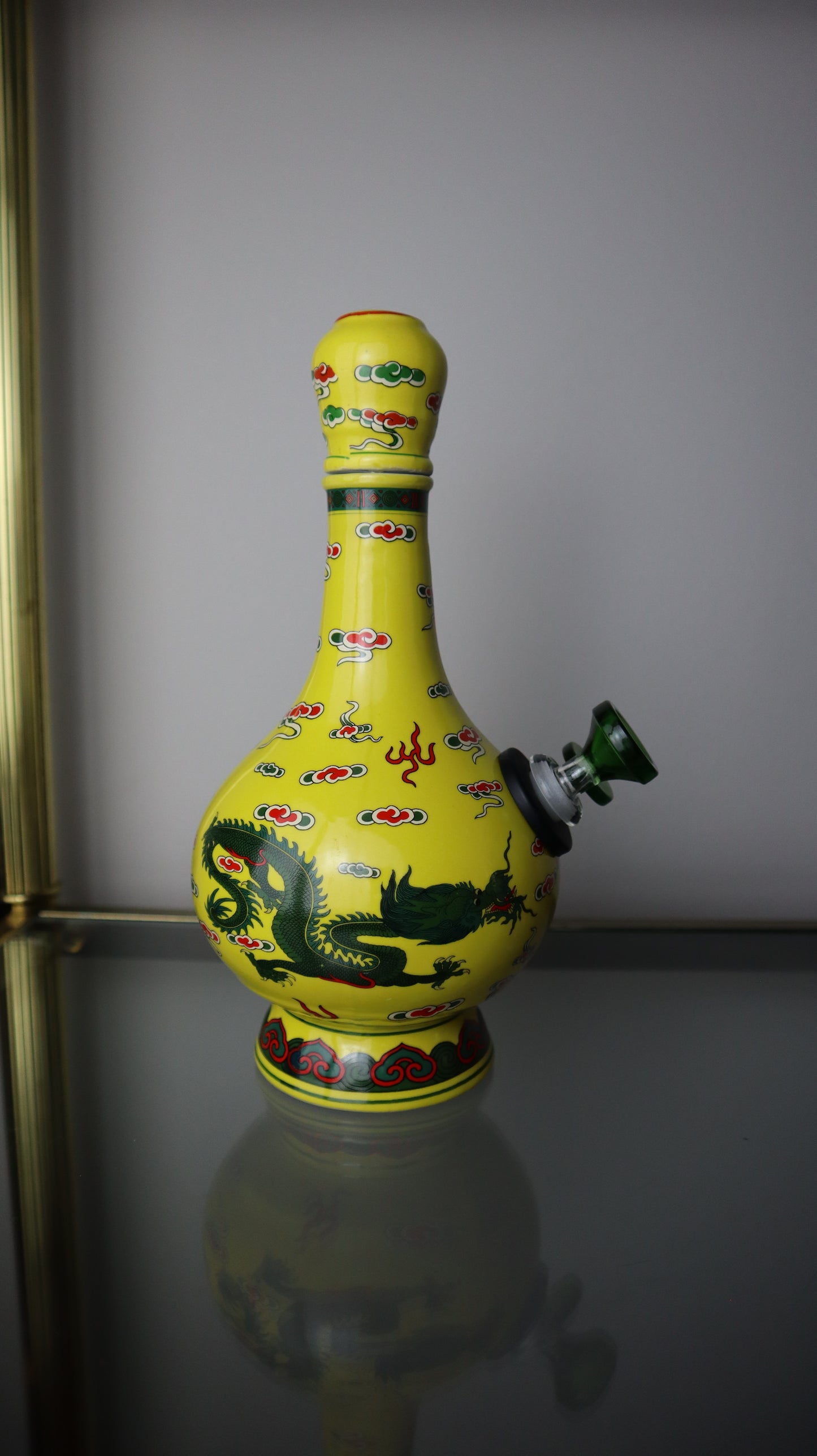 Niulanshan Erguoto Yellow Dragon Ceramic Decanter