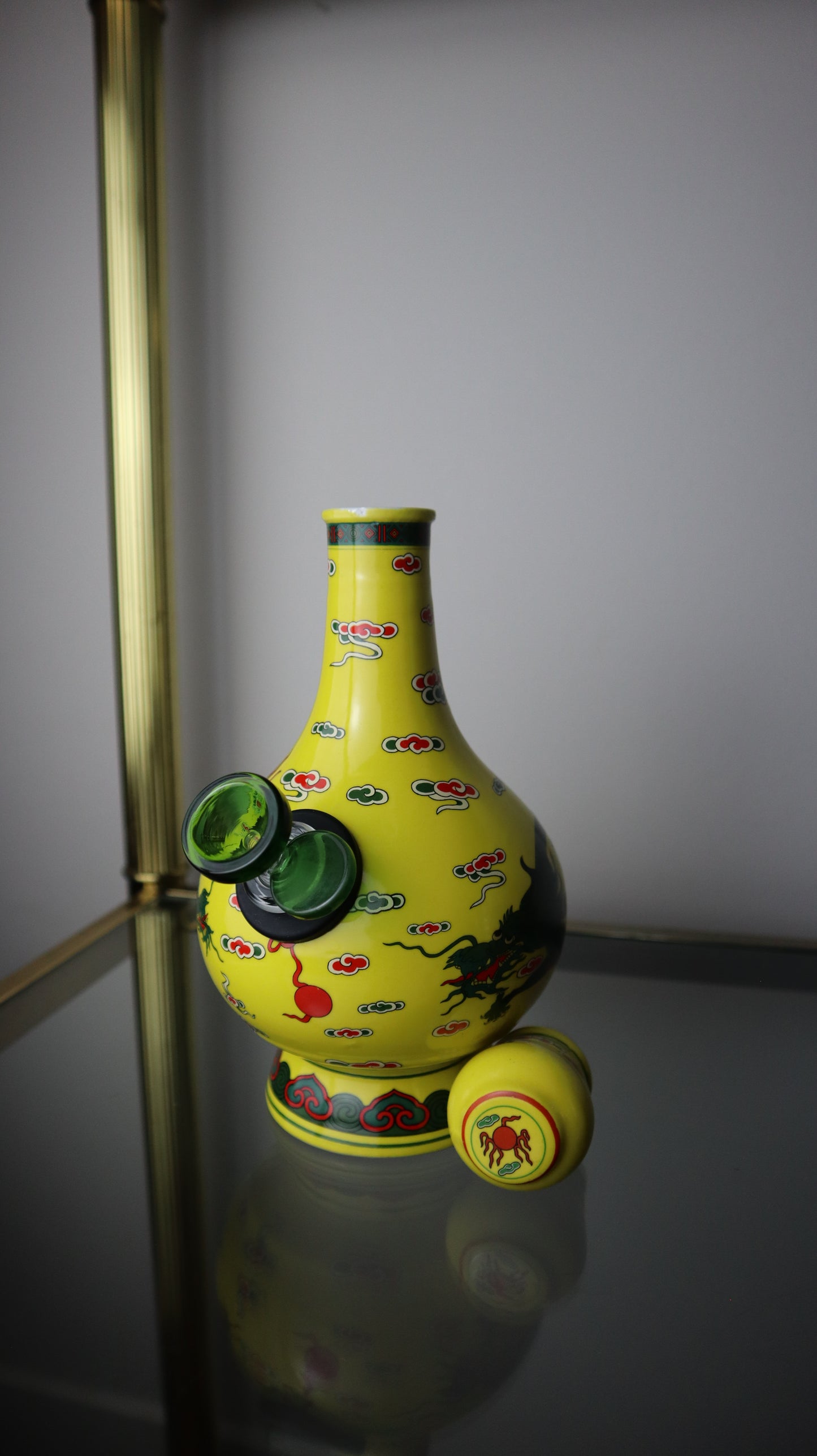 Niulanshan Erguoto Yellow Dragon Ceramic Decanter